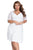 White Plus Size Sugar and Spice Dress
