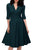 Women Retro Deep-V Neck Elegant Sleeve DressSA-BLL36109-1 Fashion Dresses and Skater & Vintage Dresses by Sexy Affordable Clothing