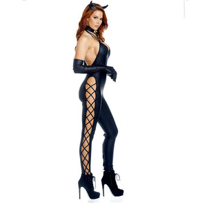 Adult Guilty Pleasure Woman Catsuit Costume #Catsuit #Imitation Leather SA-BLL1478 Sexy Costumes and Uniforms & Others by Sexy Affordable Clothing