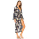 Belted Flowers Chiffon Flare Sleeve Cardigan #Flowers #Flare Sleeve SA-BLL38618 Sexy Swimwear and Cover-Ups & Beach Dresses by Sexy Affordable Clothing