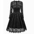 V-neck Lace Evening Dress #Black #Lace Dress