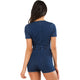 Sexy V Neck Blue Denim One-piece Romper #Denim SA-BLL55504 Women's Clothes and Jumpsuits & Rompers by Sexy Affordable Clothing