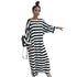 Lazy & Lovely Striped Print Linen Dress #Striped #Print
