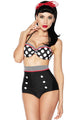 Retro Style Black White Polka Bikini  SA-BLL3246-1 Sexy Swimwear and Bikini Swimwear by Sexy Affordable Clothing