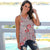 Ladies Floral Pattern Sleeveless Tee Shirt Vest Summer Beach #Printed SA-BLL402-3 Women's Clothes and Women's T-Shirts by Sexy Affordable Clothing
