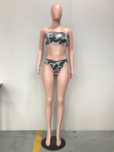Camouflage Two Piece Sets #Two Piece #Strapless #Camo SA-BLL282501 Sexy Clubwear and Pant Sets by Sexy Affordable Clothing