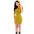 Pure Color Hooded Dress #Hooded