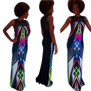 Bohemian Retro Maxi Dress  SA-BLL51348 Fashion Dresses and Maxi Dresses by Sexy Affordable Clothing