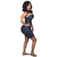 Casual Backless Skinny One-piece Rompers #Backless #Skinny SA-BLL55325-1 Women's Clothes and Jumpsuits & Rompers by Sexy Affordable Clothing