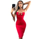 Valentine's Day Split Sexy Dress With Adjustable Straps #Valentine #Straps #Split SA-BLL36210 Fashion Dresses and Midi Dress by Sexy Affordable Clothing