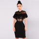 Kaye Lace Ruffle Dress #Bodycon Dress #Black SA-BLL2018-2 Fashion Dresses and Bodycon Dresses by Sexy Affordable Clothing