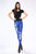Blue White Fancy Galaxy Leggings  SA-BLL8703 Leg Wear and Stockings and Galaxy Leggings by Sexy Affordable Clothing