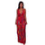 Janine Red Print Plunging V-Neck Slit Legs Jumpsuit #Red SA-BLL55329-2 Women's Clothes and Jumpsuits & Rompers by Sexy Affordable Clothing