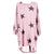 Quirky Batwing Long Sleeve Star Print Tunic Jumper Dress #Pink SA-BLL28238-2 Sexy Clubwear and Club Dresses by Sexy Affordable Clothing