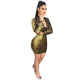 Show Stopper Sequin Long Sleeve Bodycon Dress #Sequins SA-BLL27748-1 Fashion Dresses and Bodycon Dresses by Sexy Affordable Clothing