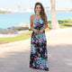 Blue Floral Maxi Dress with Pockets #Maxi Dress #Blue SA-BLL5010-1 Fashion Dresses and Maxi Dresses by Sexy Affordable Clothing
