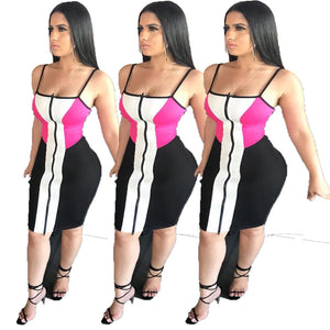 Strap Zipper Bodycon Dress #Zipper #Straps SA-BLL36235 Fashion Dresses and Midi Dress by Sexy Affordable Clothing