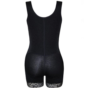 Lace Hem Underbust Seamless Butt Lifter Body Shpaer With Side Zipper #Black #Bodysuit #Shaper #Plus Size SA-BLL42723-1 Women's Clothes and Bodysuits by Sexy Affordable Clothing