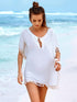 New Short kaftan #Beach Dress #White #