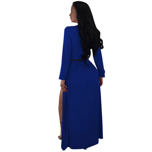 Deep V-neck High Waisted Flowy Cape Romper #Long Sleeve #V-Neck #High Waisted SA-BLL55605-3 Women's Clothes and Jumpsuits & Rompers by Sexy Affordable Clothing