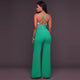 Maybel Green Bell Bottom Legs Black Jumpsuit #Jumpsuit SA-BLL55326-1 Women's Clothes and Jumpsuits & Rompers by Sexy Affordable Clothing