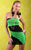 Sleeveless Black and Green DressSA-BLL2444-2 Sexy Clubwear and Club Dresses by Sexy Affordable Clothing