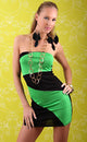 Sleeveless Black and Green Dress  SA-BLL2444-2 Sexy Clubwear and Club Dresses by Sexy Affordable Clothing