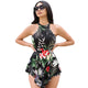 Sleeveless Jenna Floral Romper #Sleeveless #Zipper #Print SA-BLL55585-4 Women's Clothes and Jumpsuits & Rompers by Sexy Affordable Clothing