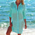 Green Crinkle Twill Beach Shirt #Cardigan #Cuffed Sleeve SA-BLL38523-3 Sexy Swimwear and Cover-Ups & Beach Dresses by Sexy Affordable Clothing
