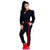 Leisure Round Neck Zipper Design Cotton Two-piece Pants Set #Black #Two Piece Set SA-BLL2096-2 Sexy Clubwear and Pant Sets by Sexy Affordable Clothing