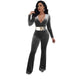 V Sexy Fashion Conjoined Pants #V Neck #Long Sleeve SA-BLL55386-2 Women's Clothes and Jumpsuits & Rompers by Sexy Affordable Clothing