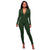 Womens Zipper Bodycon Clubwear Casual Party 2 Ways Wear #Long Sleeves #V-Neck #Zipper SA-BLL55127-4 Women's Clothes and Jumpsuits & Rompers by Sexy Affordable Clothing