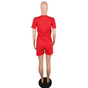 Casual Fashion Letter Print Two-Piece Outfits #Two Piece #Print #Letter SA-BLL28209-2 Sexy Clubwear and Pant Sets by Sexy Affordable Clothing
