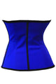 Blue Steel Boned Latex Underbust Corset  SA-BLL42640 Sexy Lingerie and Corsets and Garters by Sexy Affordable Clothing