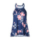 Ladies Floral Pattern Sleeveless Tee Shirt Vest Summer Beach #Printed SA-BLL402-4 Women's Clothes and Women's T-Shirts by Sexy Affordable Clothing