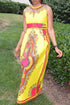 Traditional African Print fashion Maxi Dress