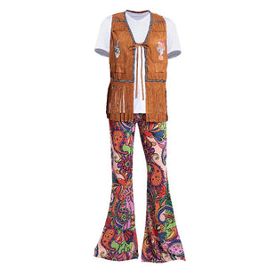 60s Psychedelic Floral Flares Mens #Costume SA-BLL1131 Sexy Costumes and Mens Costume by Sexy Affordable Clothing