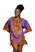 Women Traditional African Print Dashiki Shirt Dress