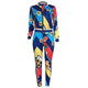 Flowers of Paradise Lounge Set in Blue/Multi #Long Sleeve #Two Piece SA-BLL2587 Sexy Clubwear and Pant Sets by Sexy Affordable Clothing