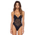 Cut Out Monokini Crochet Swimsuit #Black