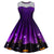 Halloween Lace Panel Dress - Purple #Purple #Halloween Dress SA-BLL362055 Fashion Dresses and Skater & Vintage Dresses by Sexy Affordable Clothing
