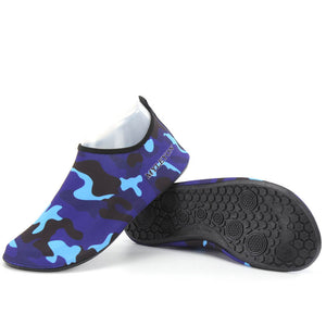 Camouflage Beach Swim Shoes #Blue #Beach Shoes #Swim Shoes SA-BLTY0813-3 Sexy Swimwear and Swim Shoes by Sexy Affordable Clothing