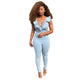 Hollow Out Straps Ruffle Jumpsuits #Hollow Out #Ruffle #Straps SA-BLL55615 Women's Clothes and Jumpsuits & Rompers by Sexy Affordable Clothing