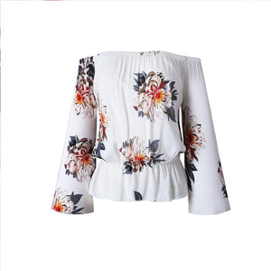 Ladies Casual Summer Lace Floral Blouse Tops #White #Top SA-BLL588 Women's Clothes and Blouses & Tops by Sexy Affordable Clothing