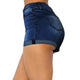 Rolled High Waist Denim Shorts #High Waist #Denim #Short SA-BLL684 Women's Clothes and Jeans by Sexy Affordable Clothing