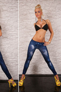 Blue Leggings  SA-BLL9507 Leg Wear and Stockings and Thin Leggings by Sexy Affordable Clothing