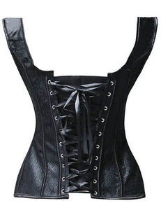 Black Back-Tie Sexy Corset  SA-BLL42711 Sexy Lingerie and Corsets and Garters by Sexy Affordable Clothing