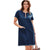 Loose Short Sleeve Denim Dresses With Pocket #Short Sleeve #Denim #Round Neck SA-BLL282515 Fashion Dresses and Mini Dresses by Sexy Affordable Clothing