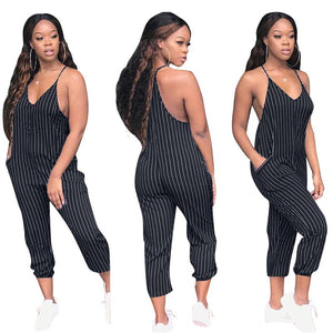 Eliana Boho Striped Jumper #Boho #Striped SA-BLL55508 Women's Clothes and Jumpsuits & Rompers by Sexy Affordable Clothing