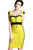Women Voguish Colorblock Square Neck Party DressSA-BLL36116-2 Fashion Dresses and Midi Dress by Sexy Affordable Clothing